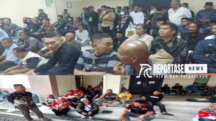 Tim LSM LIRA saat melakukan pengawalan pada kasus tindak pidana Gratifikasi dan TTPU eks Bupati Probolinggo di Pengadilan Tipikor Surabaya.
