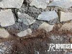 Pekerjaan bangunan menyerupai jaringan irigasi diduga proyek siluman. Pekerjaan bangunan menyerupai jaringan irigasi diduga proyek siluman.