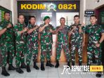 Komandan Distrik Militer (Dandim) 0821 Lumajang, Letkol Inf Ronny Wijaya Koesuma menerima kunjungan silahturahmi dari Komponen Cadangan (Komcad) TNI di Makodim 0821 Lumajang,