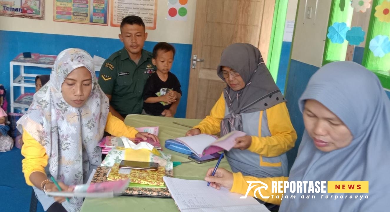 Serda Handrian Aji Siagawan, melaksanakan kegiatan pendampingan Posyandu warga