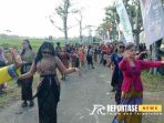Antraksi peserta Grebeg sedekah bumi Dusun Krajan Jambewangi Festival 2024