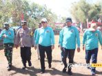 Bupati Sumenep H. Achmad Fauzi Wongsodjo, Kapolres Sumenep AKBP Henri Noveri Santoso, Dandim 0827 Sumenep yang diwakili oleh Kasdim Mayor Cba Aris Pamungkas Dianbuono.