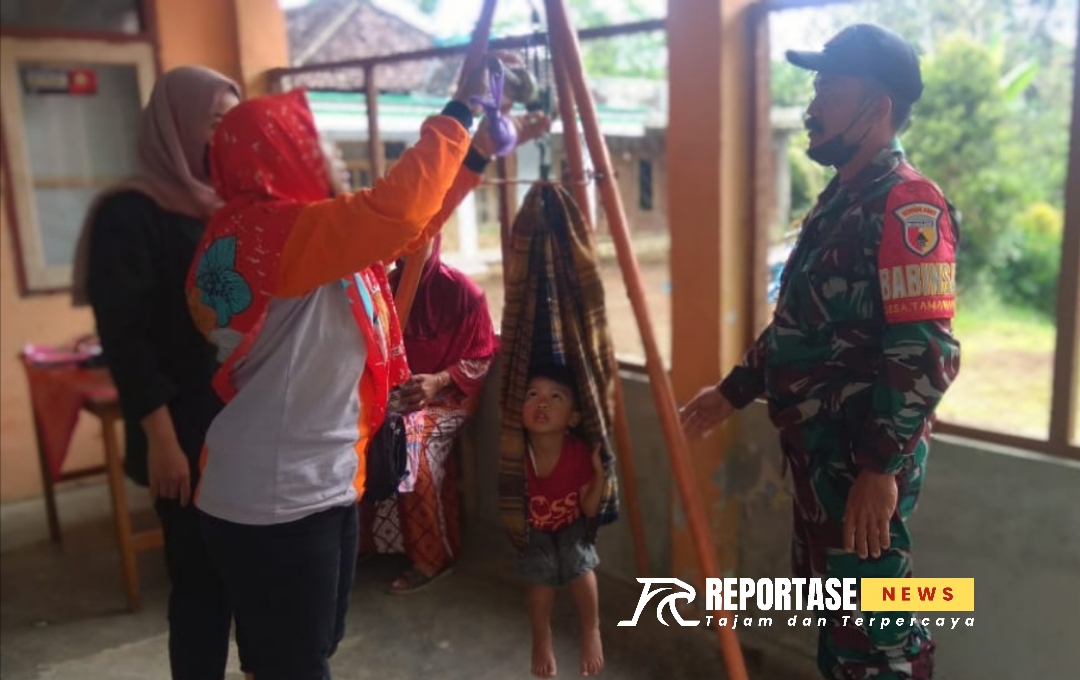 Babinsa terus aktif dalam pendampingan Posyandu di wilayah