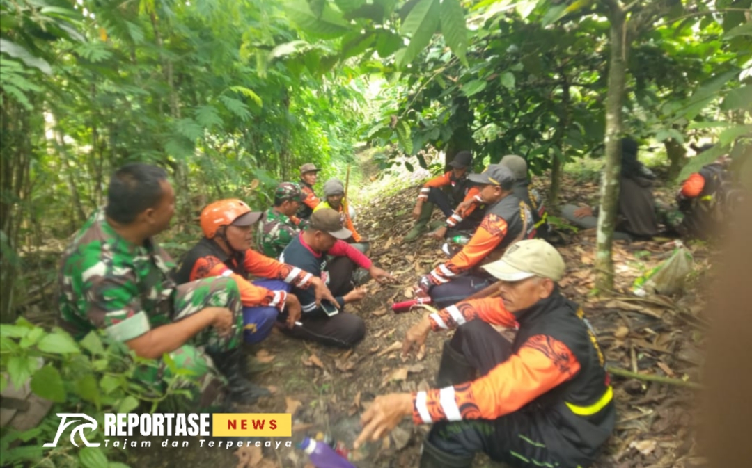 Tim relawan MMP dan MPA TN BTS bergerak beserta masyarakat sampai hari ini belum ada tanda-tanda korban ditemukan