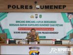 Polres Sumenep menggelar Bincang-Bincang Pupuk Bersubsidi bersama para petani