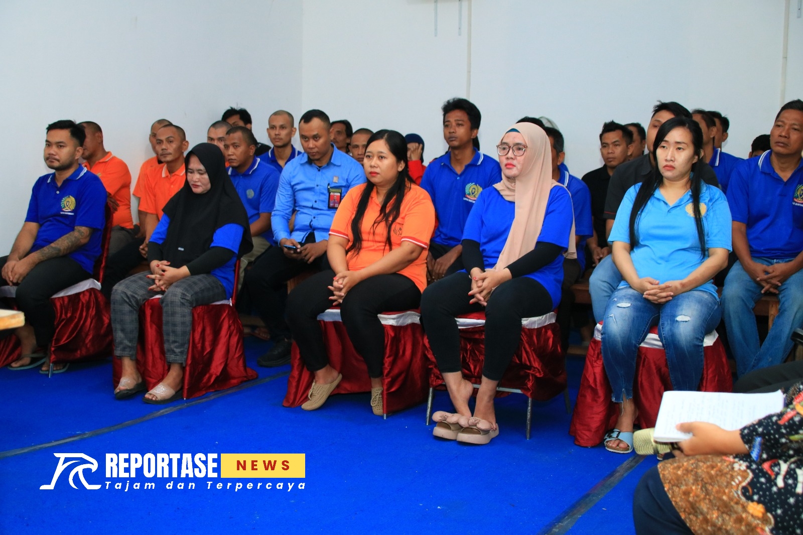 Peserta penyuluhan melibatkan 50 orang tahanan.