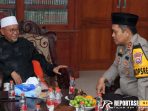 Kapolres Sumenep Akbp Henri Noveri Santoso, didampingi Pejabat Utama, duduk bareng Pengasuh Pondok Pesantren Al Karimiyyah Dr. KH. A Busyro Karim,