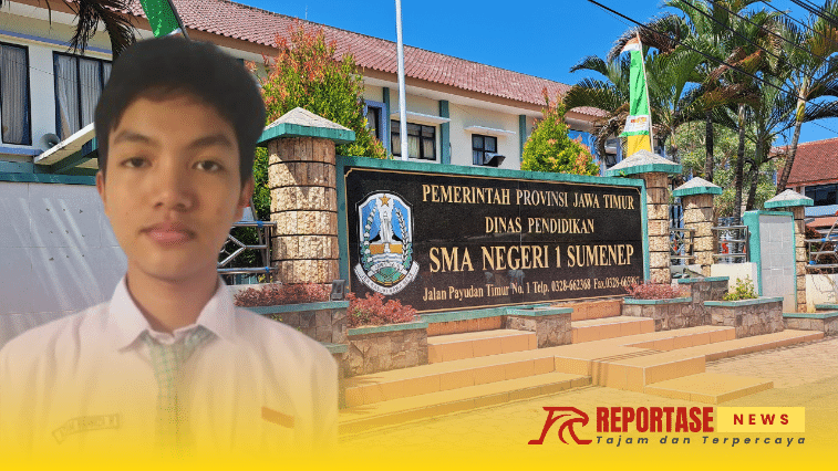 ananda Azzam Fahriza Ramadhan, siswa kelas XI F8, dalam bidang studi Biologi.