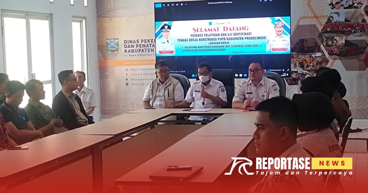 Kegiatan ini diikuti 48 orang tenaga kerja konstruksi di Kabupaten Probolinggo. Terdiri dari pelaksana konstruksi bangunan unit distribusi SPAM level 3 (jenjang 3) sebanyak 17 orang peserta dan jabatan kerja petugas keselamatan konstruksi