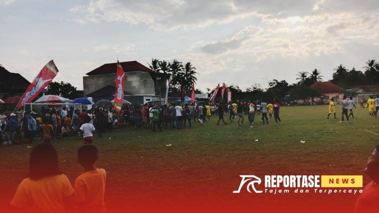 Pertandingan babak semifinal dusun lidah dan dusun Krajan 1 di warnai kegaduhan pemain dan suporter dari kedua belah kesebelasan