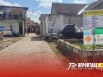 Lokasi pembangunan paving yang sudah seleseai di kerjakan.