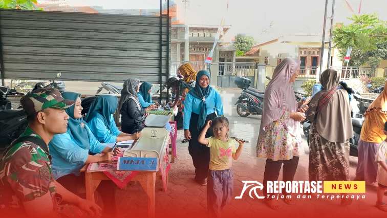 kegiatan pelayanan imunisasi di Posyandu Bougenvile