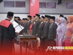 Prosesi pelantikan dan pengambilan sumpah anggota DPRD Kabupaten Blitar periode 2024-2029