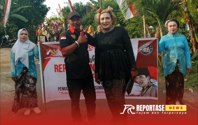Ramaikan HUT RI ke-79 Wartawan Reportasenews kabupaten Banyuwangi Tuai Pujian Penonton hingga selfi bersama