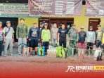Pendampingan pengecekan hewan ternak serta penyemprotan kandang milik warga di Desa Kalipepe
