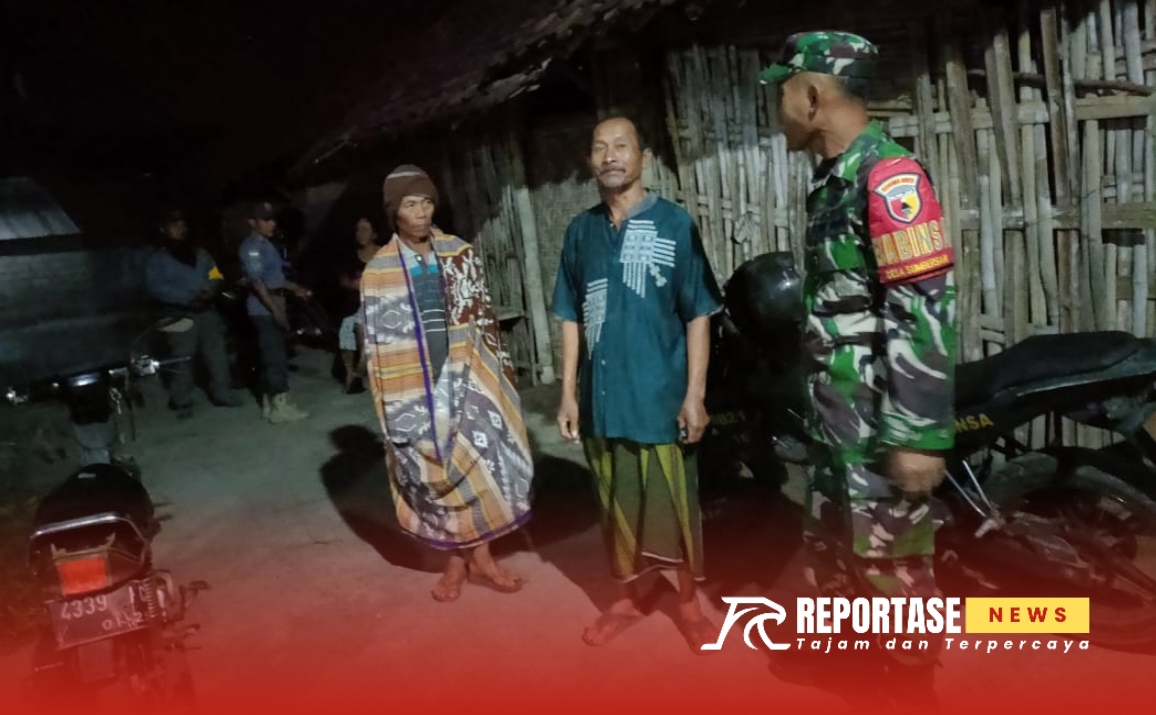 Patroli wilayah di Dusun Persil Nogosari Desa Sumbersari Kecamatan Rowokangkung