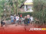 Karya bakti pembangunan jalan rabat beton sepanjang 100 meter di Dusun Wangkit