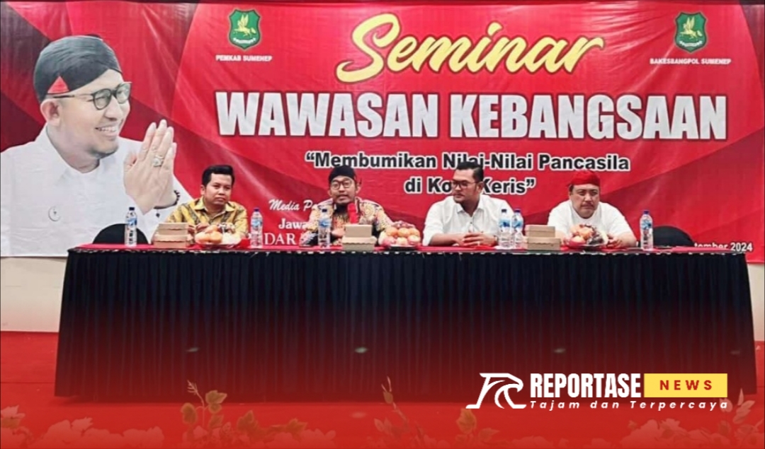 Bupati Sumenep, Achmad Fauzi Wongsojudo, Kepala Bakesbangpol, Achmad Dzulkarnaen, Tenaga Ahli Bupati Divo Kurniawan,