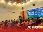 Diskusi publik bertema "UHC Milik Siapa" yang digelar oleh DPD KNPI Sampang,