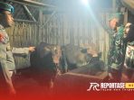 Anggota Polsek Kunir rutin melakukan patroli malam dengan menyambangi kandang
