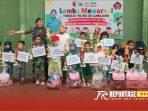 Ny. Nova Wijaya Koesuma, secara resmi membuka Lomba Mewarnai tingkat TK/RA Ny. Nova Wijaya Koesuma, secara resmi membuka Lomba Mewarnai tingkat TK/RA