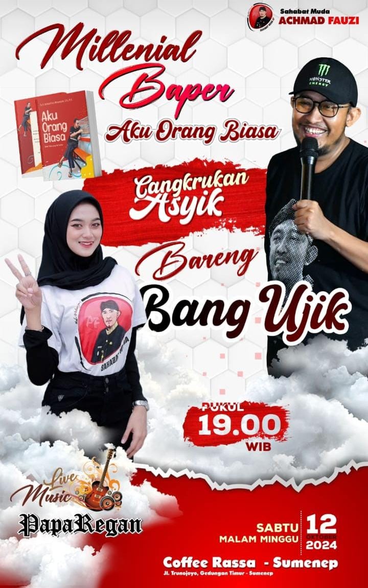 Foto: Cangkrukan asyik bareng Achmad Fauzi, dekatkan milenial Sumenep dengan sosok pemimpin inovatif, @by_reportasenews.net