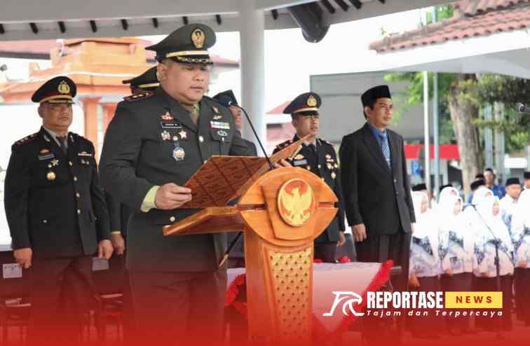 Dandim 0821 Lumajang saat pimpin upacara hari Kesaktian Pancasila