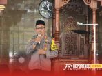 Kapolsek Pasirian Iptu Loni Roi. M, S.H. dalam kegiatan keagaamaan di masjid Baiturrahman, Krajan, Pasirian