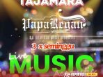 Hiburan musik akustik dari grup Papa Regan dijadwalkan tampil tiga kali dalam sepekan,