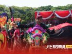 Beragam kesenian lokal, Jaran Kencak, Reog, Kuda Lumping, Mberot (Bantengan) di HUT TNI ke 79 Beragam kesenian lokal, Jaran Kencak, Reog, Kuda Lumping, Mberot (Bantengan) di HUT TNI ke 79