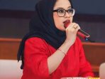 Sekretaris Institut Sarinah, Dia Puspitasari, sekaligus Eks Ketua DPP GMNI Bidang Pergerakan Sarinah 2017-2019
