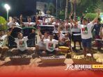 para pegiat musik tongtong di Sumenep yang tergabung dalam Group Musik Tongtong Puser Angin Pasongsongan.