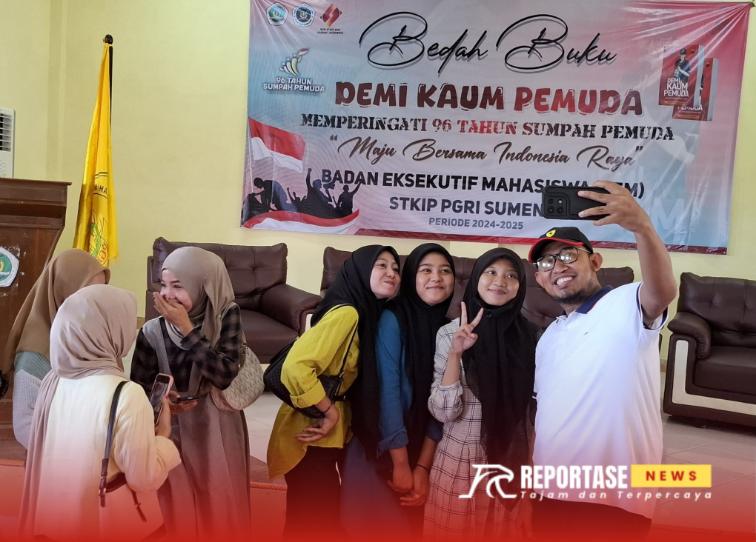 BEM STKIP PGRI Kabupaten Sumenep, bersama Achmad Fauzi Wongsojudo.