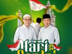 KH Muhammad Bin Muafi Zaini (Kyai Mamak) dan H. Abdullah Hidayat (Mas AB), pasangan Calon Bupati dan Wakil Bupati Sampang 01