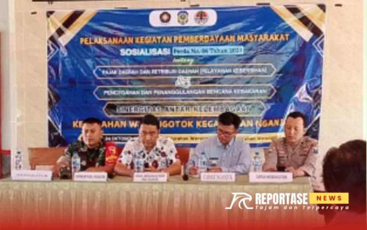 Kelurahan Werungotok, saat menggelar sosialisasi pemberdayaan masyarakat