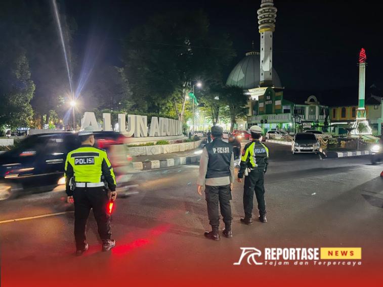 Kegiatan Patroli malam, Satlantas Polres Lumajang