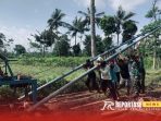 Pendampingan pertanian dalam pemasangan mesin sumur bor artesis Pendampingan pertanian dalam pemasangan mesin sumur bor artesis