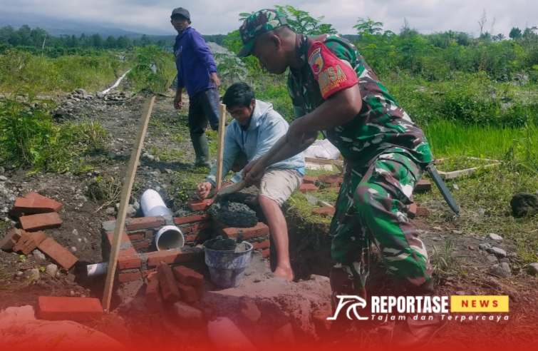 Pendampingan pembuatan irigasi perpipaan