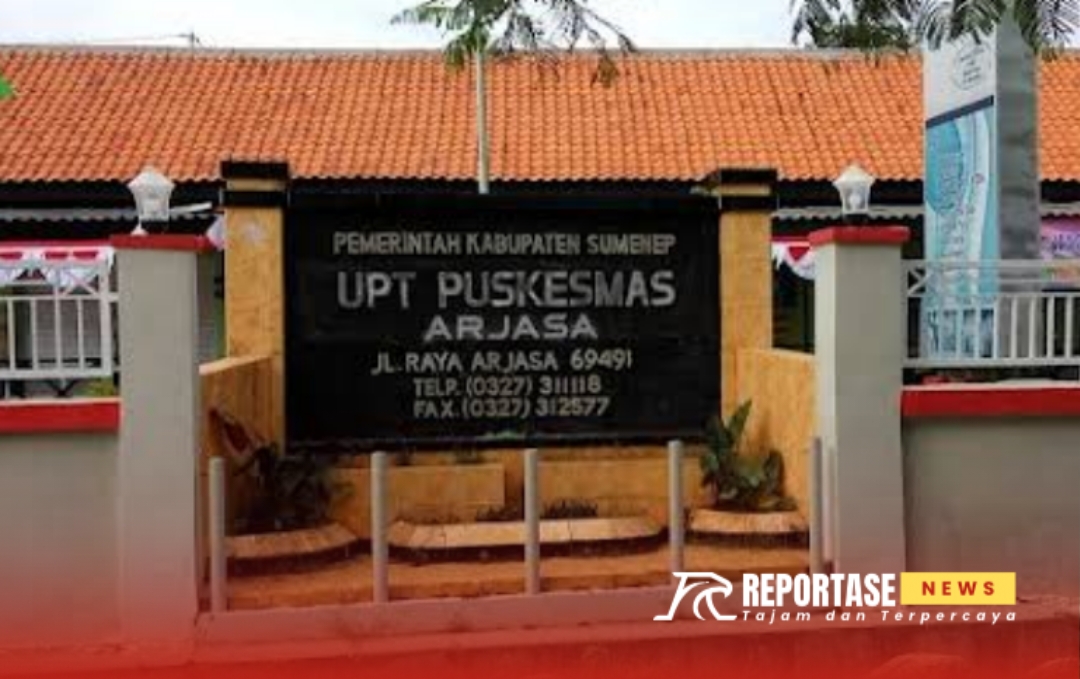 Foto: Kantor Puskesmas Arjasa, Kecamatan Arjasa, Kabupaten Sumenep, @by_reportasenews.net