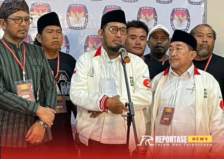 Pasangan calon bupati dan wakil bupati nomor urut 02, Achmad Fauzi Wongsojudo dan KH Imam Hasyim (FAHAM),